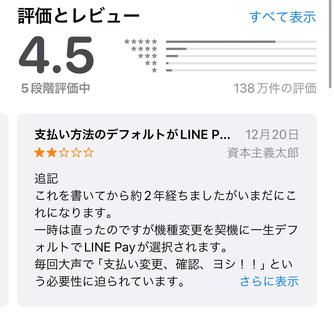 評価とレビュー